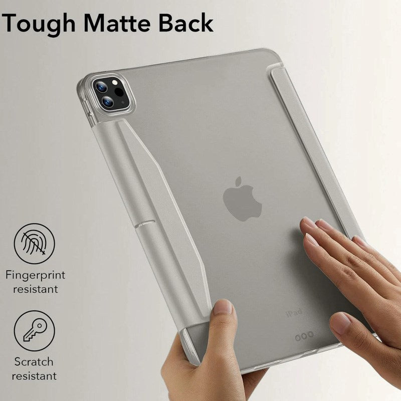 iPad Pro 11" (2025 / 2024) ESR Ascend Tri-Fold Flip Cover - Grå