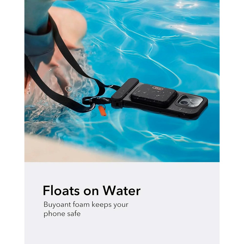 iPhone 15 / 14 / 13 - ESR vanntett deksel - Svart