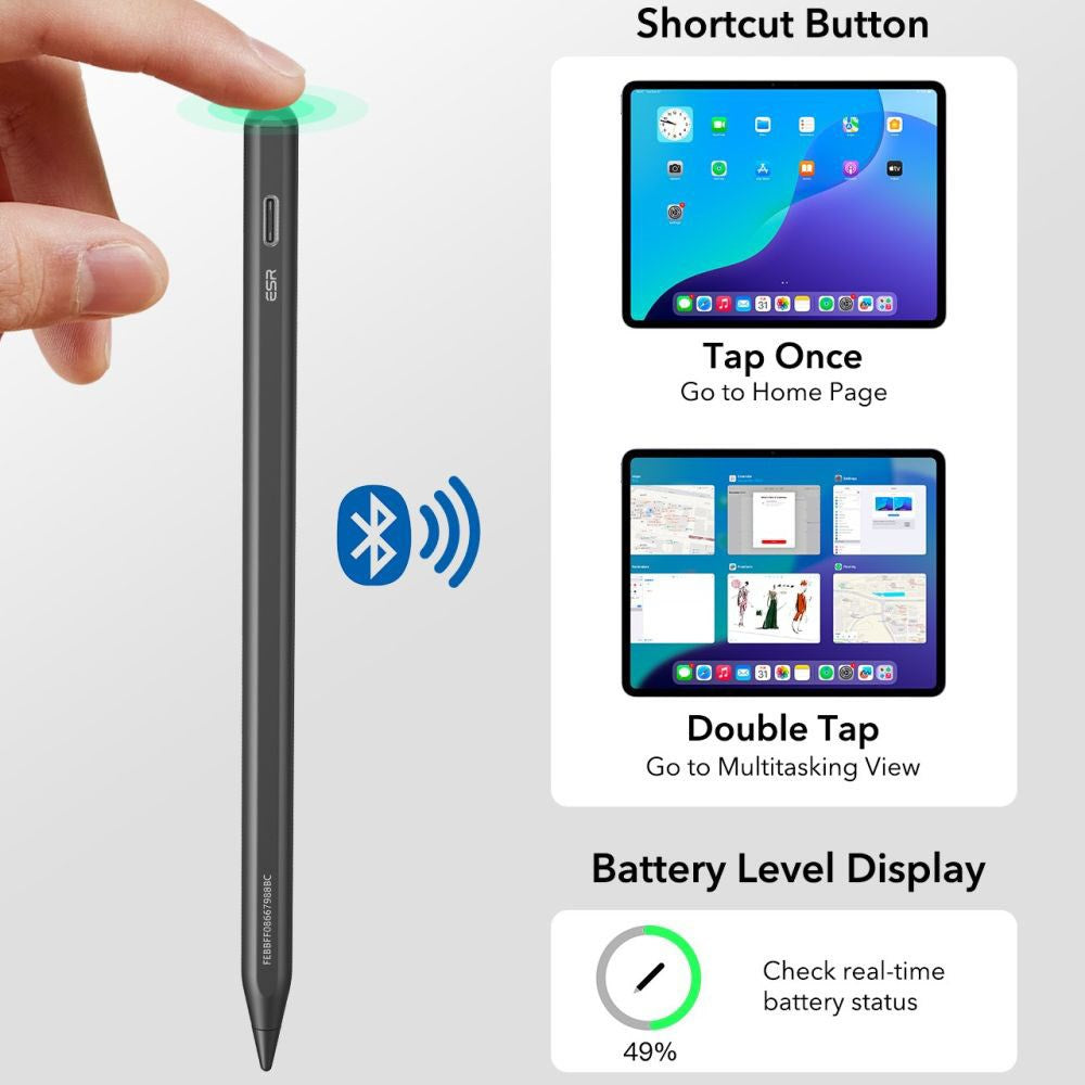 ESR Geo Digital Stylus / Touch Pen - Sort