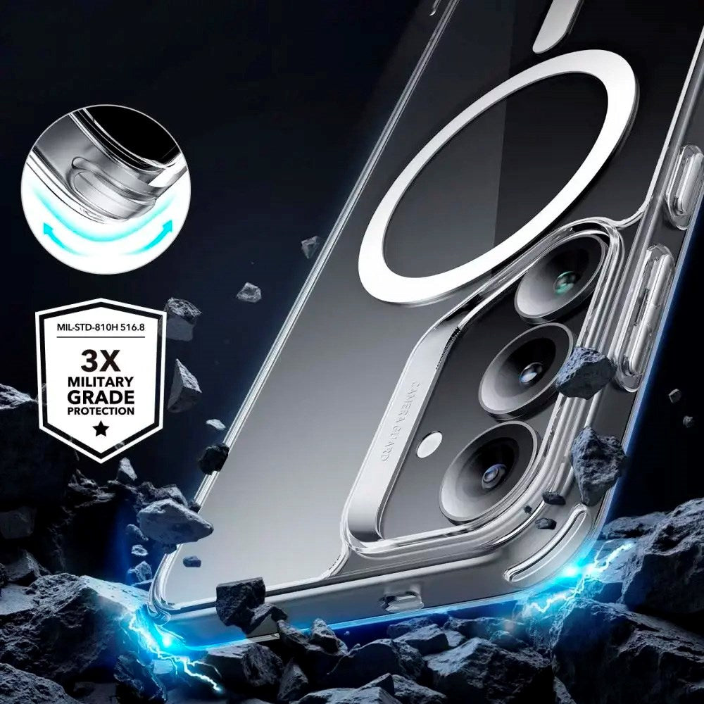 Samsung Galaxy S25+ (Plus) - ESR Classic Hybrid-deksel - MagSafe-kompatibel - Gjennomsiktig