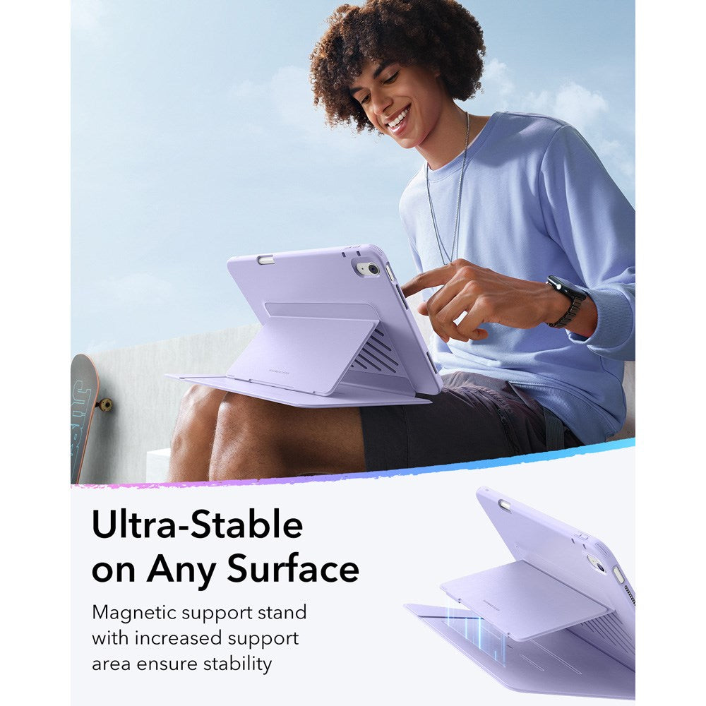 iPad Air 13" (2025 / 2024) ESR Flip Hybrid Case - Lilla