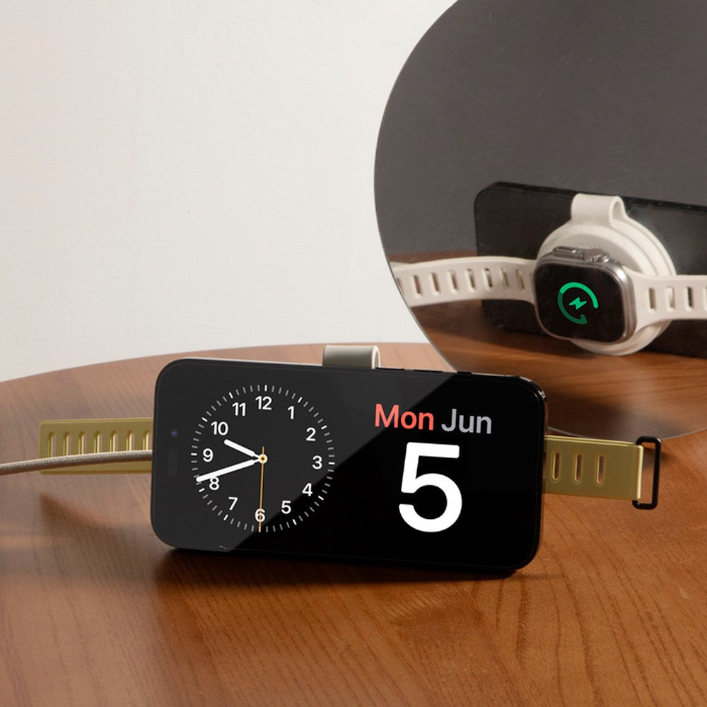 2-i-1 trådløs lader - Native Union Voyage - Svart