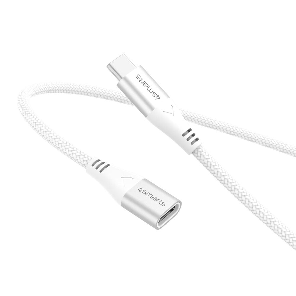 4smarts 60W Forlængerkabel - USB-C / 1.5m - Hvid