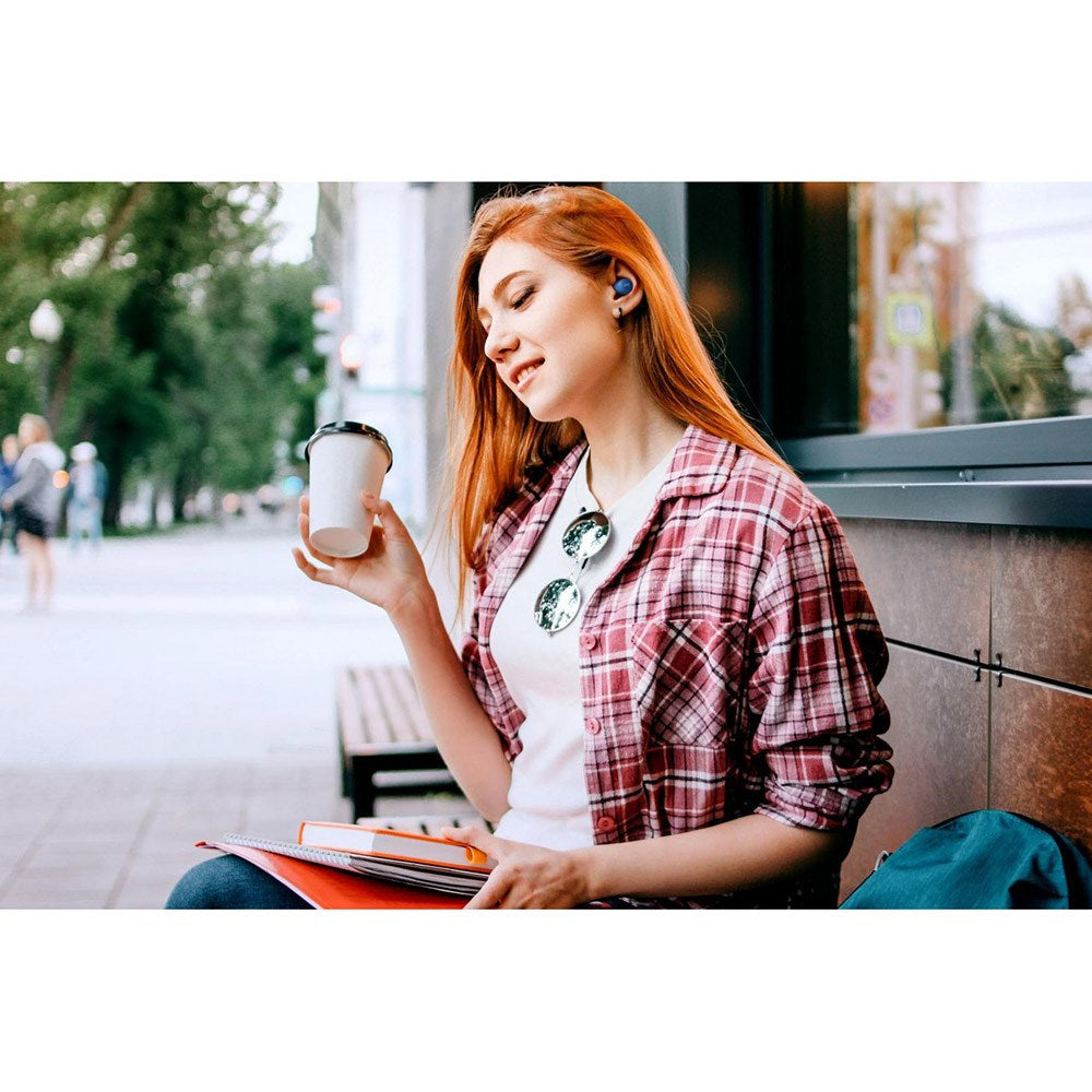 JVC Gumy Mini HA-A6T trådløst hodesett (i øret) - blå