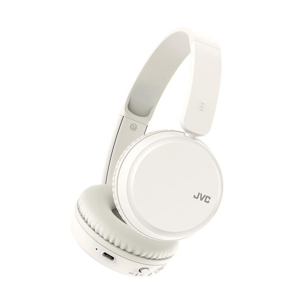 JVC Deep Bass HA-S36W True Wireless On-Ear-hodetelefoner - Hvit