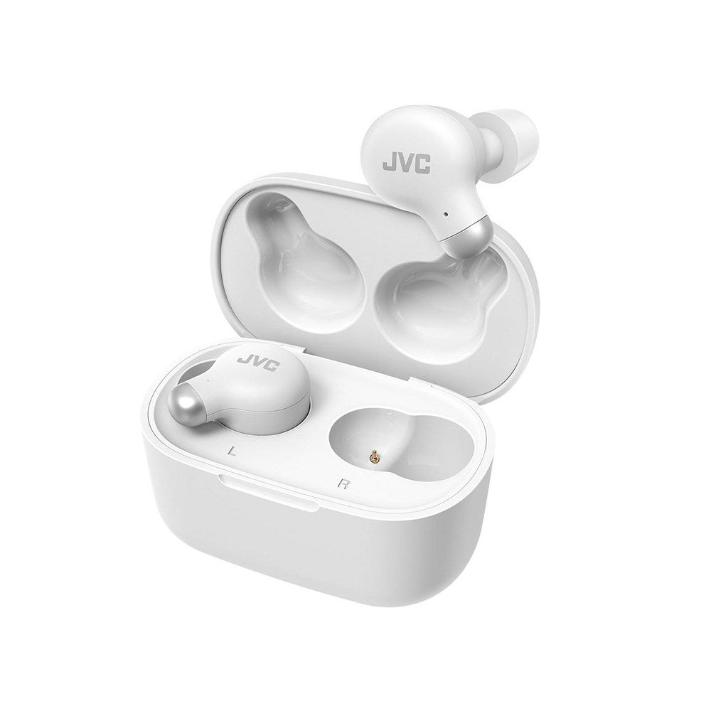 JVC Active Noise Cancelling HA-A25T True Wireless In-Ear Headset m. Memory Foam - Hvit