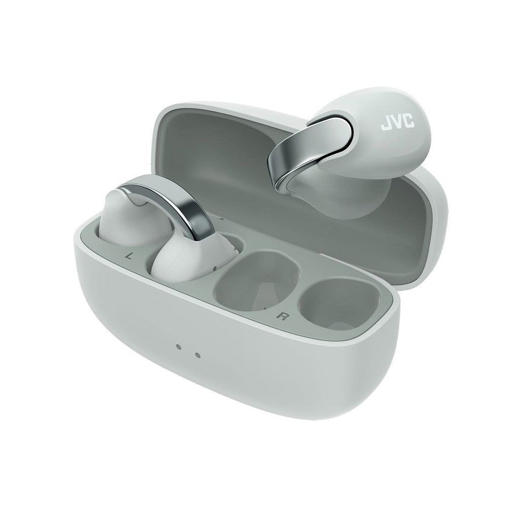 JVC Nearphones HA-NP1T True Wireless Cuff Headset - Open-Ear - Grå
