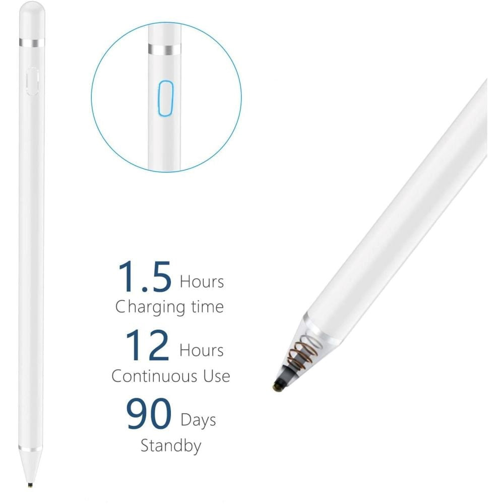 Tech-Protect Active Pencil Stylus - Hvit