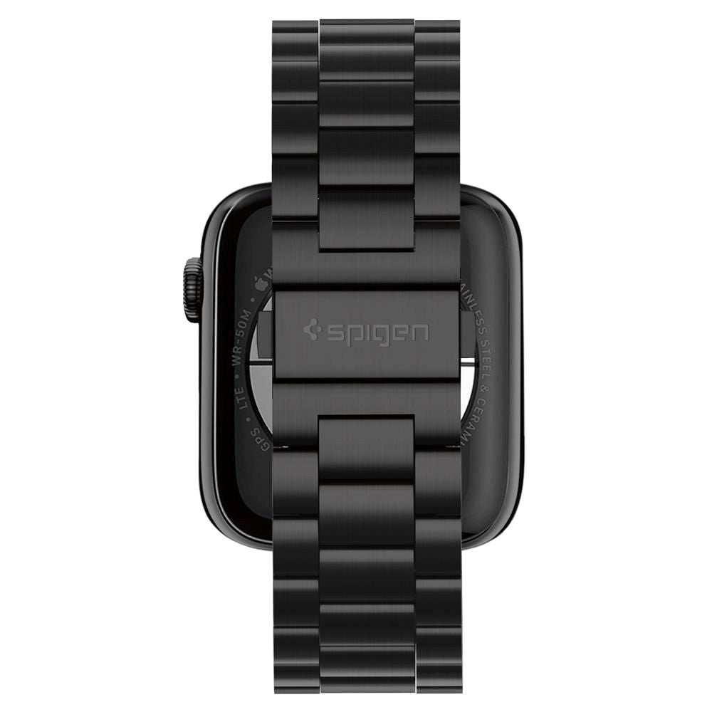 Spigen Apple Watch (42/44/SE/45/46/49 mm) Modern Fit metallrem - svart
