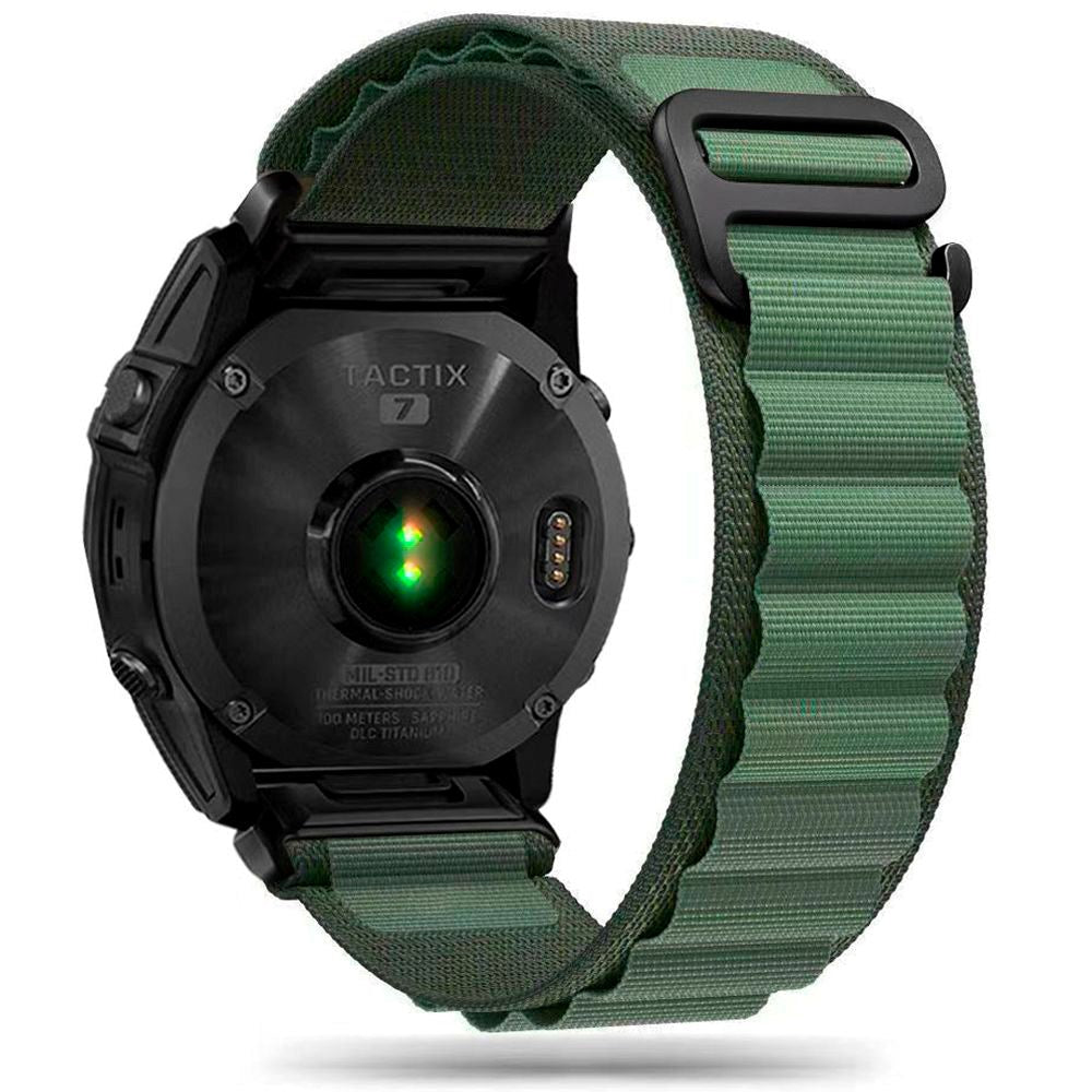 Universal Garmin 22 mm QuickFit Tech-Protect Nylon Pro Strap - Grønn