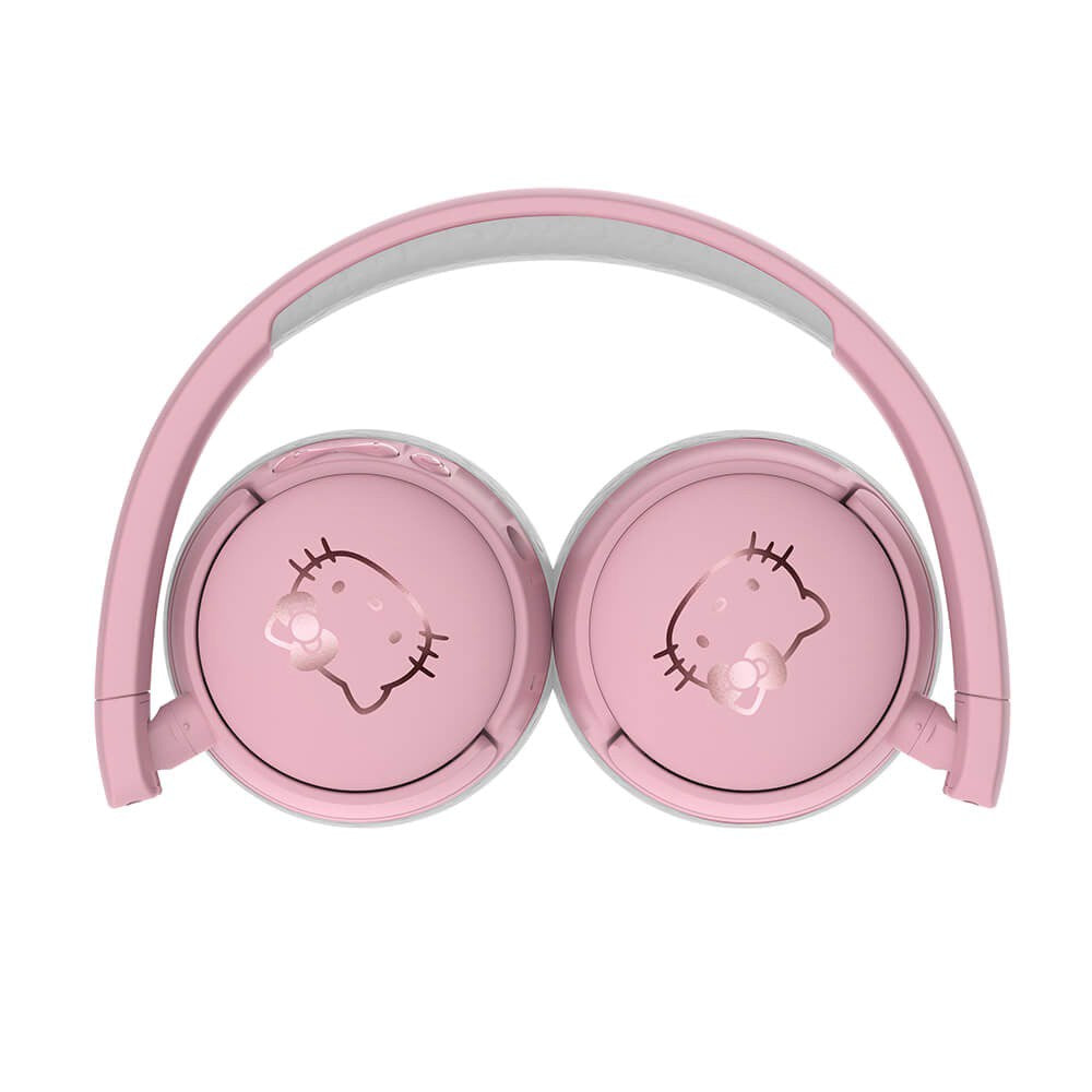 OTL Hello Kitty On-Ear Bluetooth Headset til Børn - Lyserød / Hvid