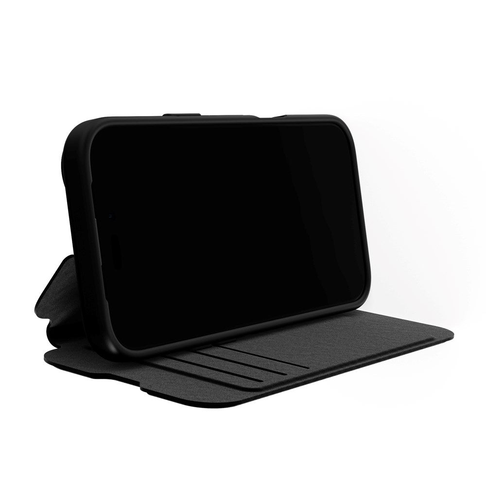 iPhone 16 Plus Tech21 Evo Lite lommebok-skinndeksel m. Lommebok - Svart