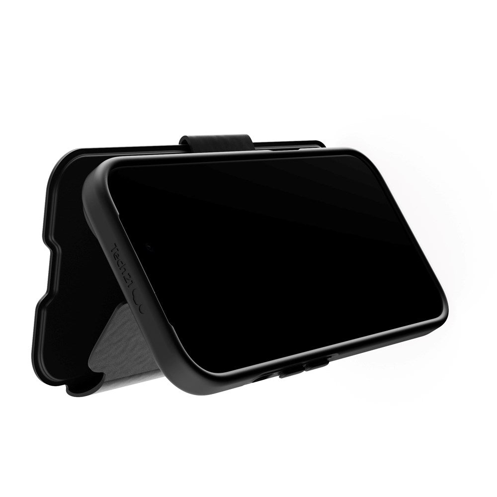 iPhone 16 Plus Tech21 Evo Lite lommebok-skinndeksel m. Lommebok - Svart