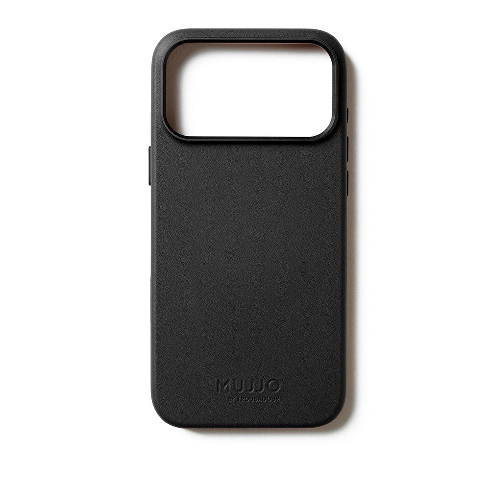 iPhone 17 Pro Max Mujjo Leather Cover - MagSafe Kompatibel - Black