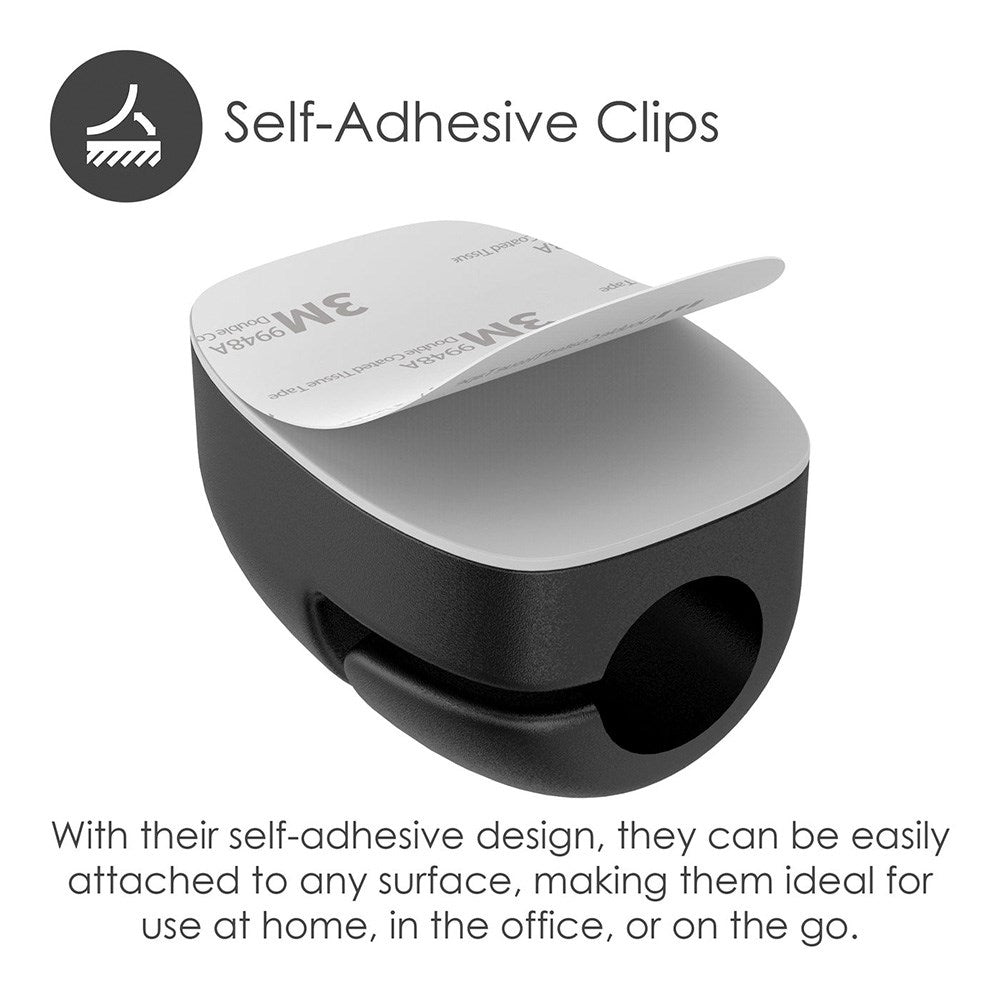 Desire2 Cable Nuggets Kabelholder - 10 stk - Sort