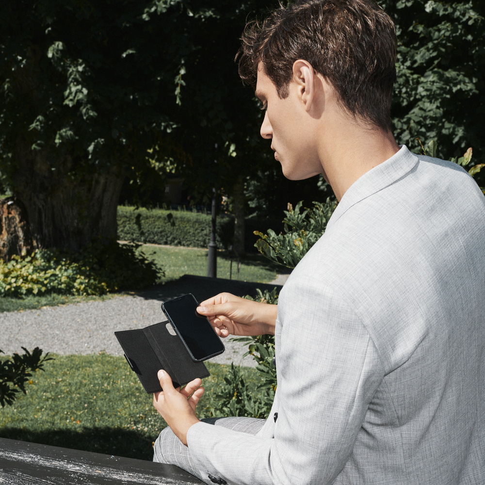 iDeal Of Sweden iPhone 12 Pro Max Unity Lommebok Magnetveske - Eagle Black