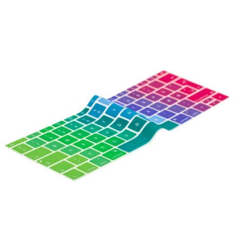 Philbert MacBook (A1534 / A1708) Keyboard Cover m. Dansk Tastatur - Rainbow
