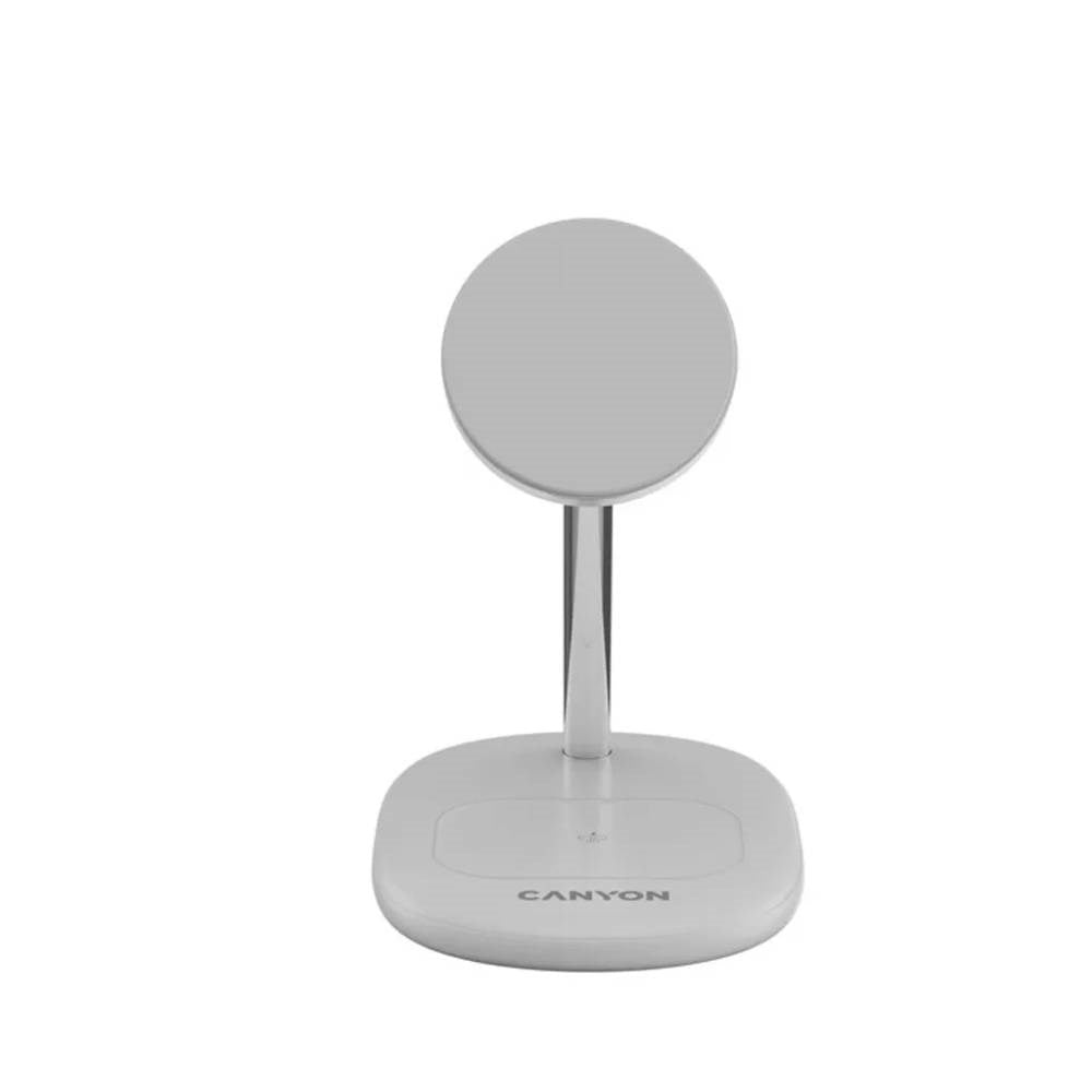 Canyon 15W Qi2 Trådløs Oplader - MagSafe Kompatibel - Hvid