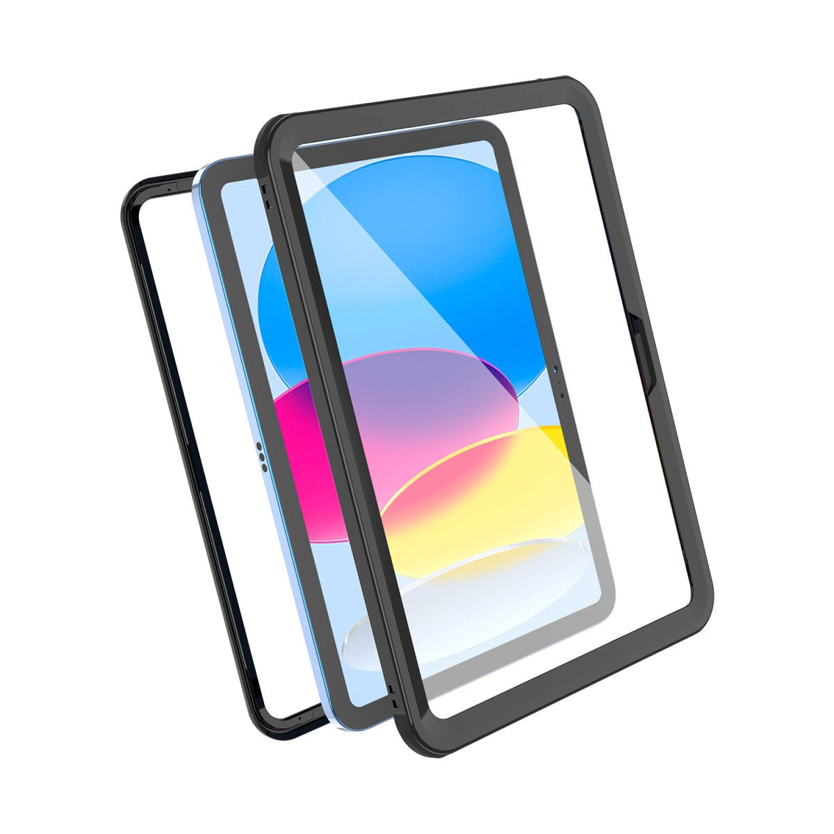 iPad 11" (2025) / iPad 10.9" (2024/2022) 4smarts Active Pro Rugged Case Stark - Vanntett deksel - Svart