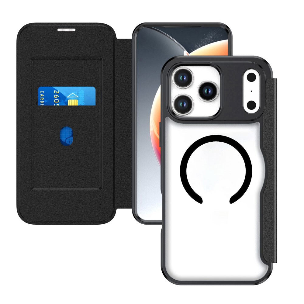 4smarts iPhone 17 Pro Max Urban Pro Cover - MagSafe Kompatibel - Gennemsigtig / Sort