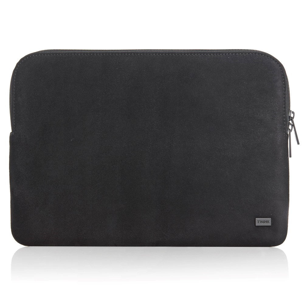 MacBook 15" Trunk Suede Sleeve - Sort