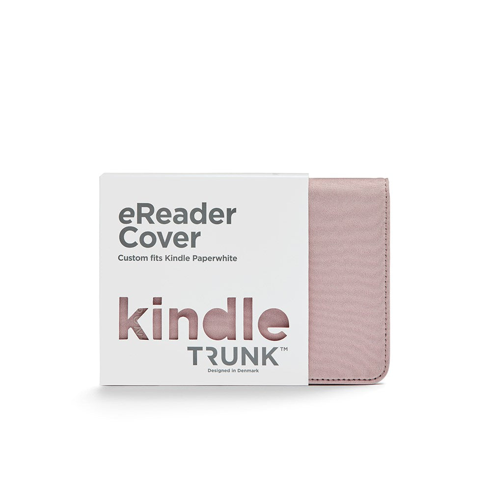 Kindle Paperwhite 4 (2020 / 2019 / 2018) Trunk Tekstil Flip Cover - Warm Rose