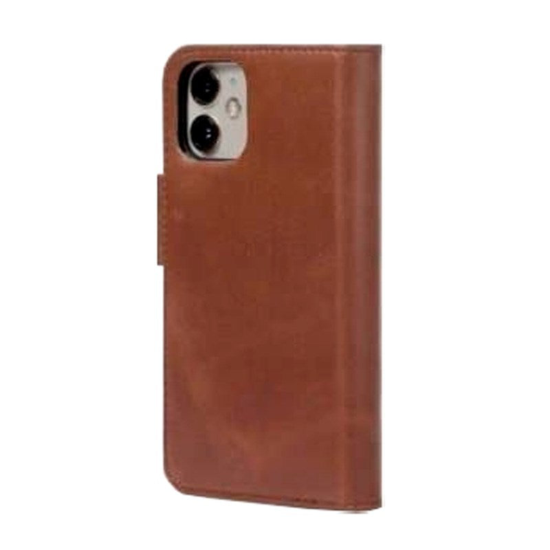 Trunk - iPhone 12 / 12 Pro 2-i-1 Wallet Flip Cover - Brun