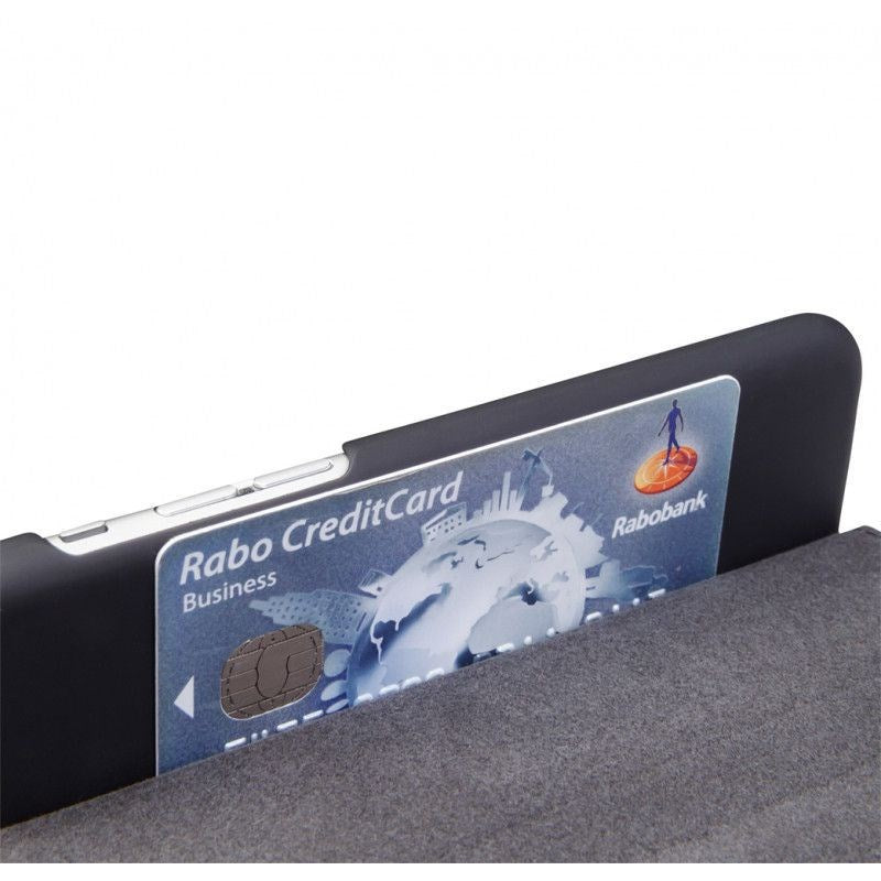 iPhone 6 Plus / 6s Plus dbramante1928 Frederiksberg 2 ekte skinndeksel m. Kortlomme Svart