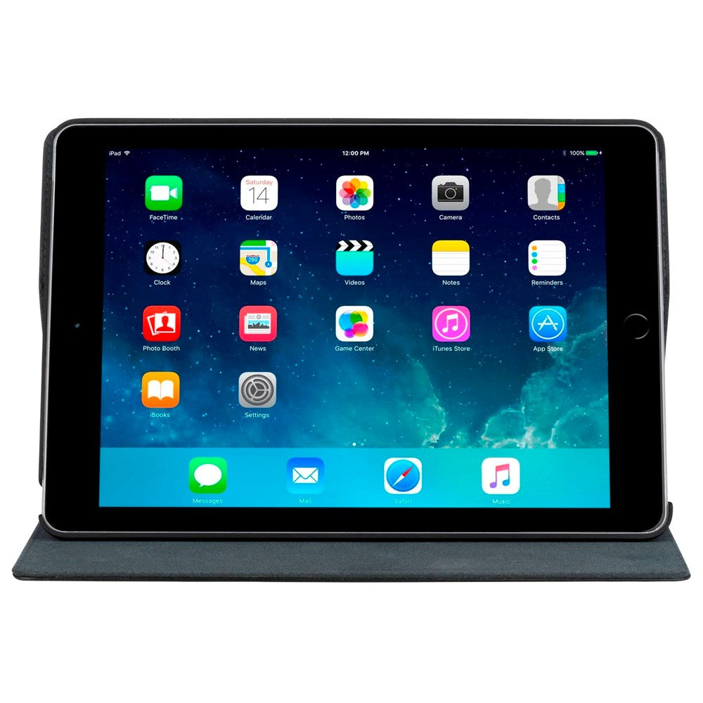 dbramante1928 - iPad 9.7" (2018 / 2017) Copenhagen 2 Ægte Læder Flip Cover - Black