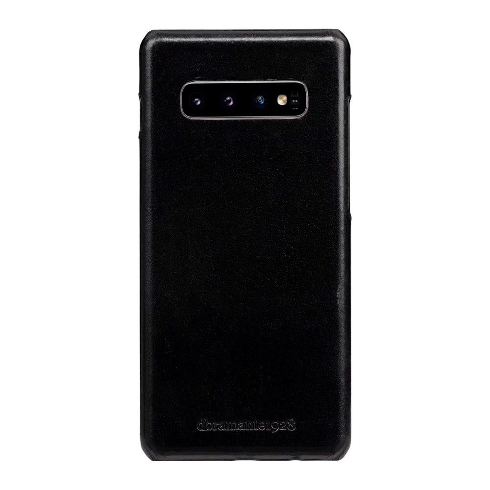 Samsung Galaxy S10+ (Plus) - dbramante1928 Lynge 2-i-1 Ægte Læder Flip Cover - Black