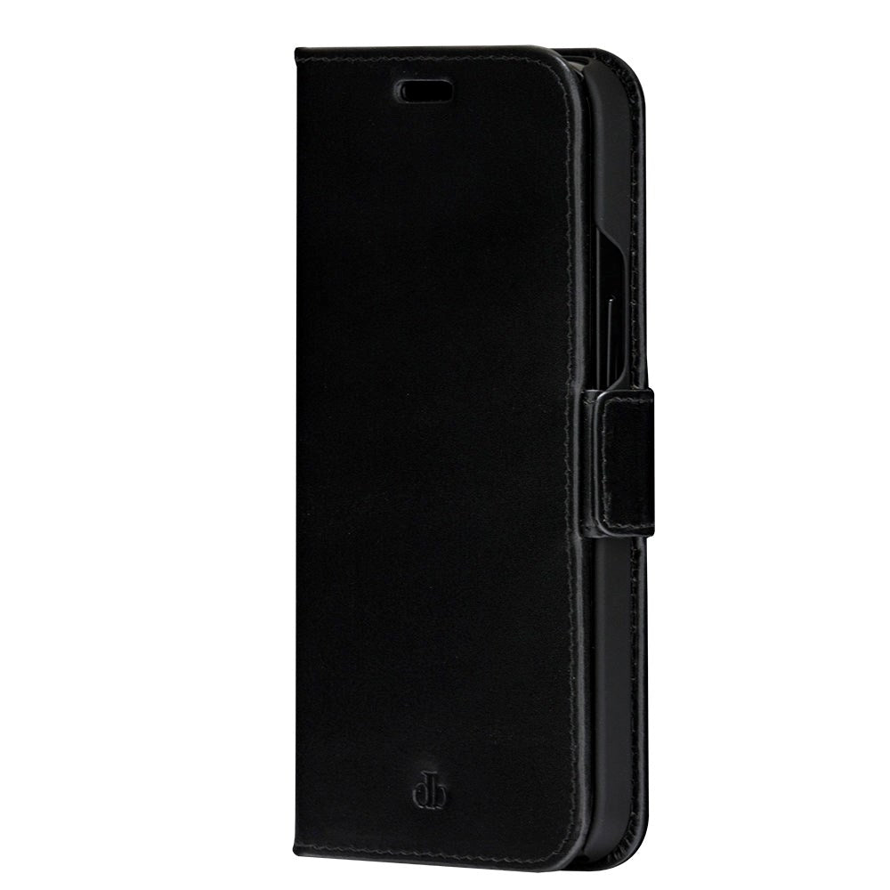 iPhone 14 Plus dbramante1928 Copenhagen Slim Læder Flip Cover m. Pung - Black