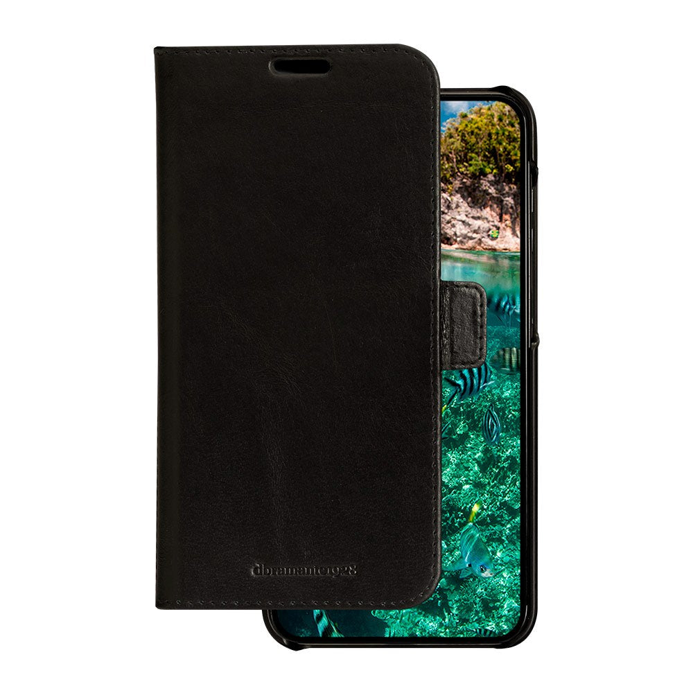 Samsung Galaxy S23+ (Plus) dbramante1928 Lynge Ægte Læder Magnet Flip Cover - Black
