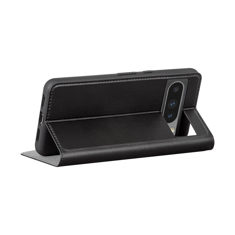 Google Pixel 8 Pro dbramante1928 Oslo Ultra-Slim Leather Flip Cover m. Lommebok - Svart