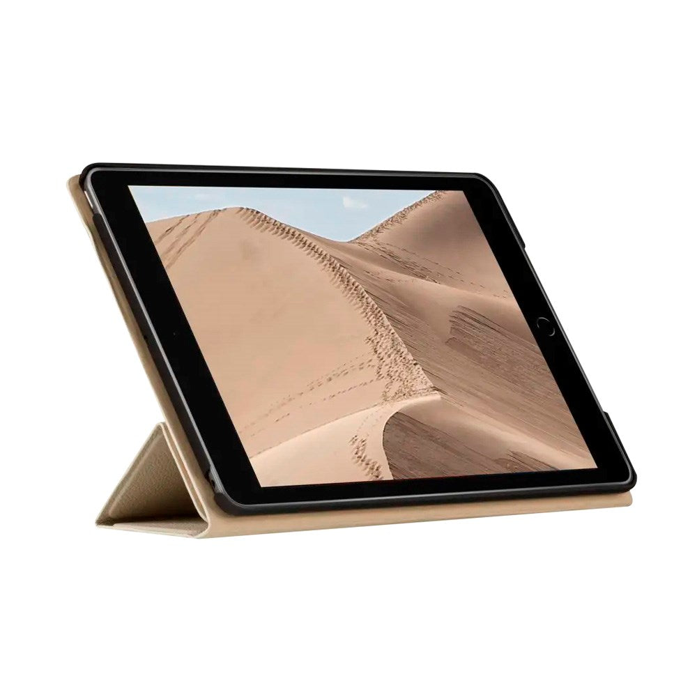 dbramante1928 - iPad 10.2" (2021 / 2020 / 2019) Milan Ægte Læder Flip Cover - Sand Dune