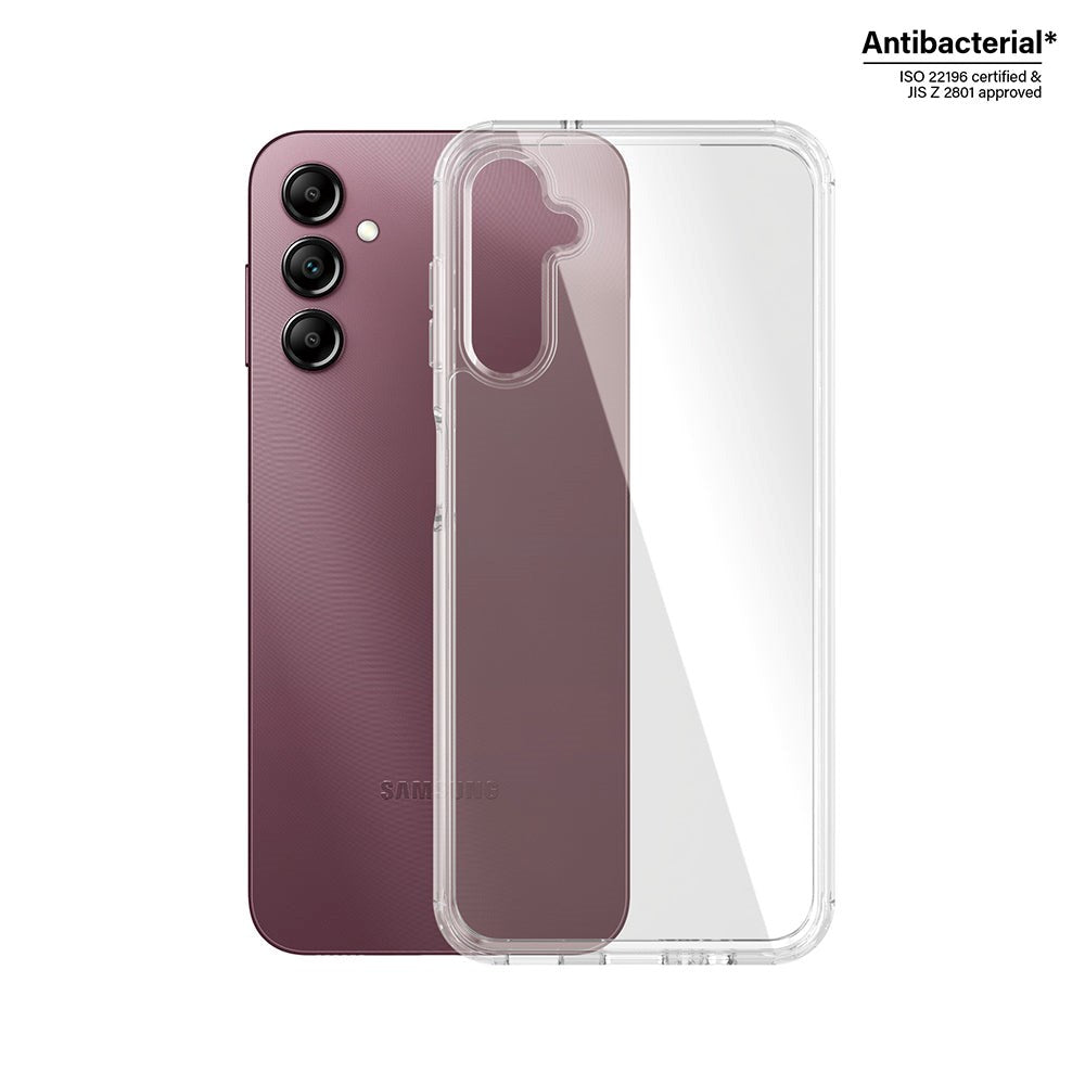 Samsung Galaxy A14 (5G) Bakdeksel PanzerGlass HardCase Antibakteriell - Gjennomsiktig