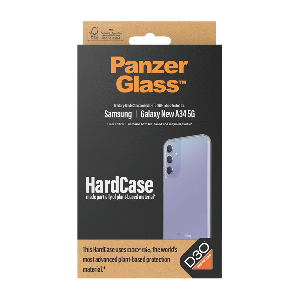 Samsung Galaxy A35 (5G) Bakdeksel PanzerGlass D3O Bio HardCase - Gjennomsiktig