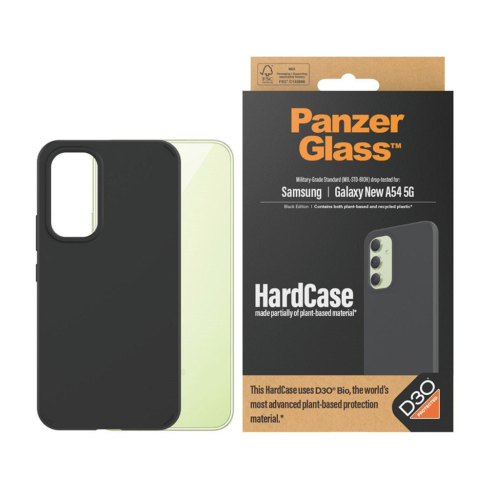 Samsung Galaxy A55 (5G) Bakdeksel PanzerGlass D3O Bio HardCase - Svart
