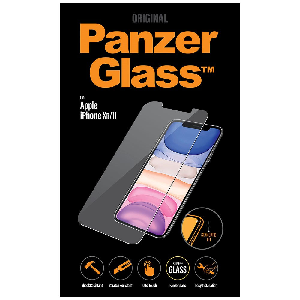 iPhone 11 / XR PanzerGlass Standard Fit - Gjennomsiktig