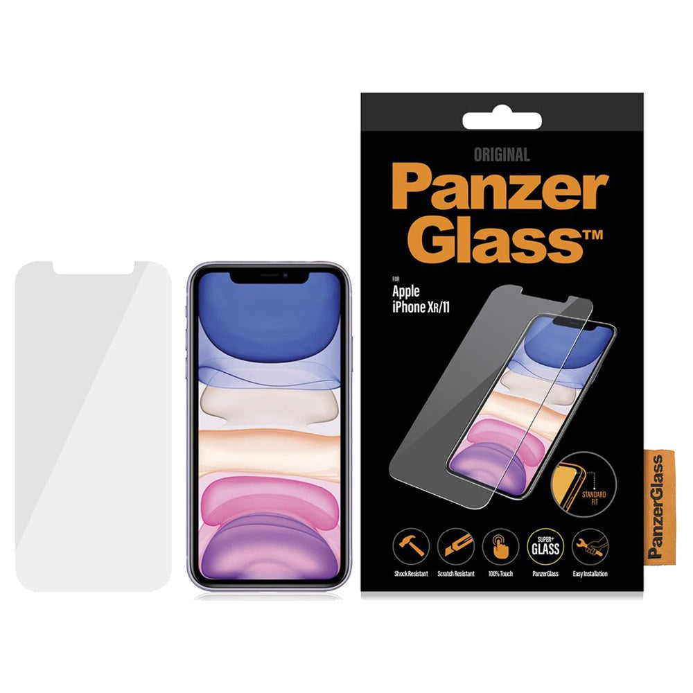 iPhone 11 / XR PanzerGlass Standard Fit - Gjennomsiktig