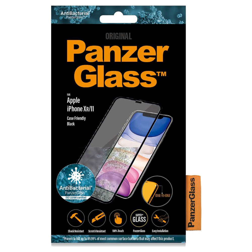 iPhone 11 / XR PanzerGlass Edge-To-Edge - Svart