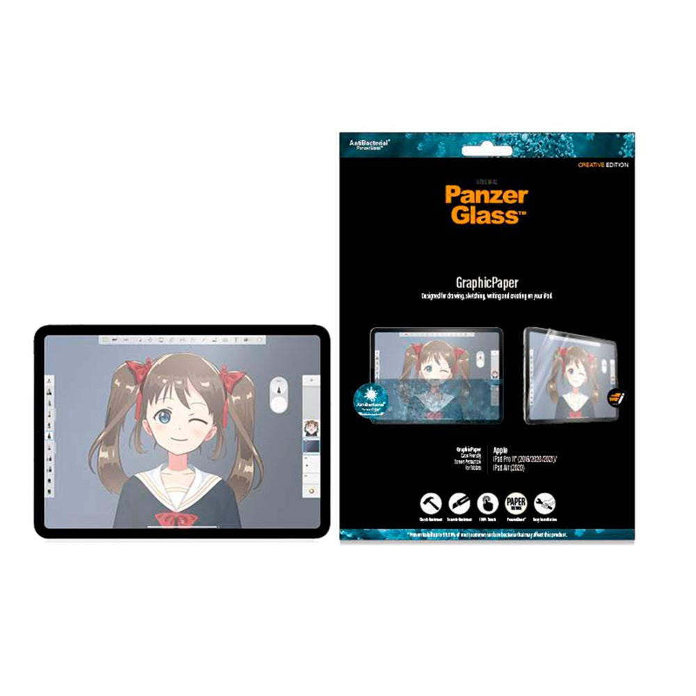 iPad Air (2022 / 2020) / Pro 11" (2021 / 2020 / 2018) PanzerGlass Skærmbeskytter - GraphicPaper