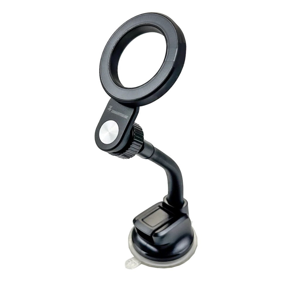 Zmartgear Mobilholder til Bil med Sugekop - Instrumentbræt / Forrude - MagSafe Kompatibel - Sort