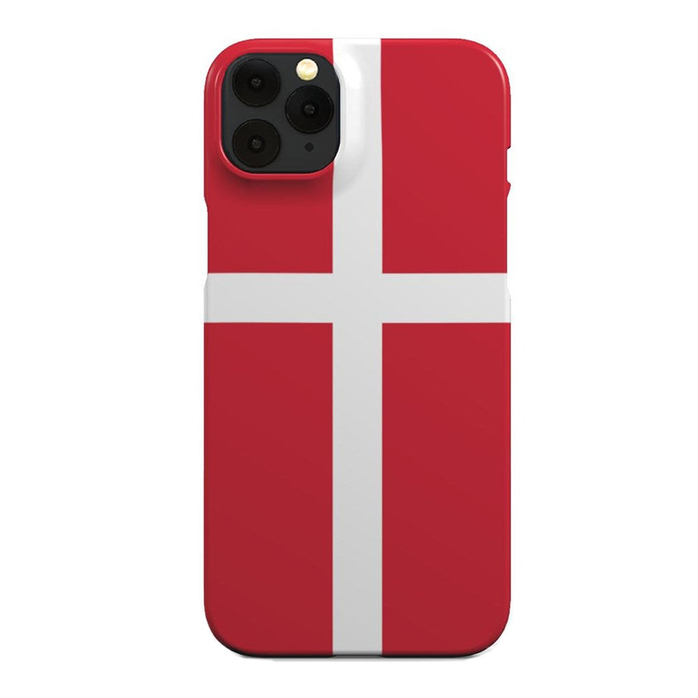 EIDERWOOD iPhone 11 Pro Hardplast Bakdeksel - Danmarks flagg