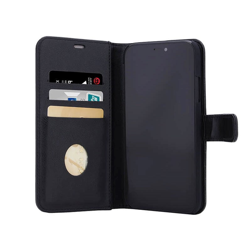 RadiCover iPhone 11 - Flipdeksel i Vegansk Skinn med Lommebok - 86% Strålevern - Sort