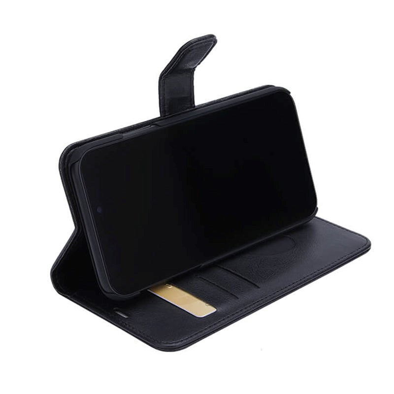 RadiCover iPhone 11 - Flipdeksel i Vegansk Skinn med Lommebok - 86% Strålevern - Sort