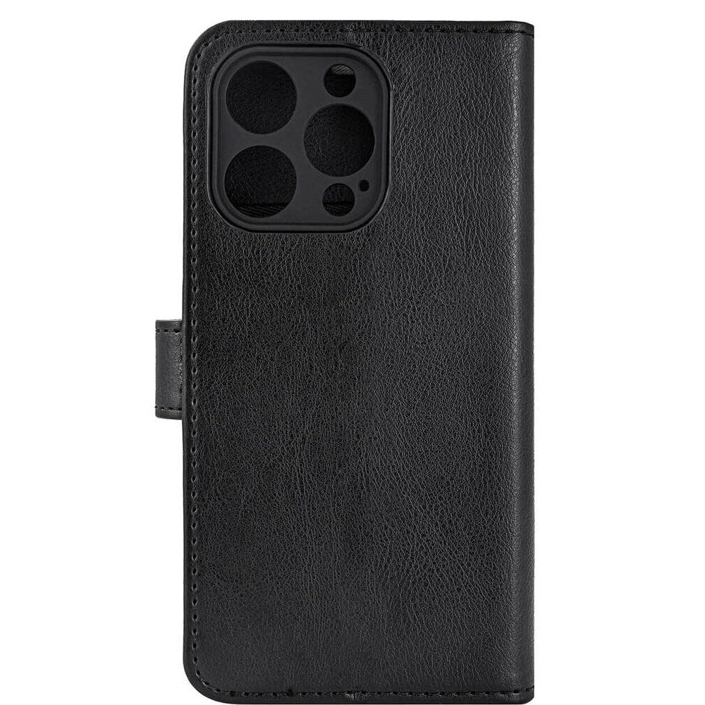 RadiCover iPhone 16 Pro Anti Radiation Vegan Leather Flip Cover m. Lommebok - MagSafe-kompatibel - Svart