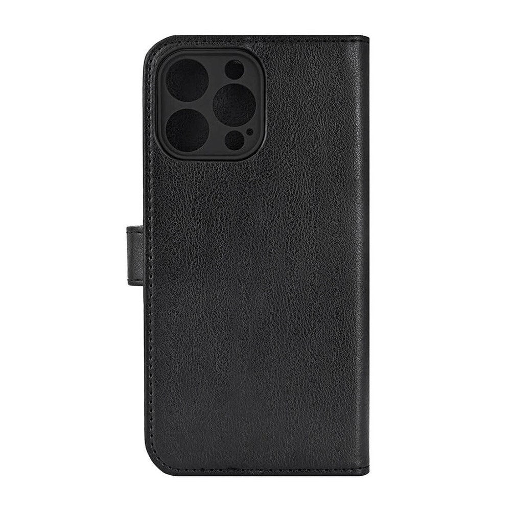 RadiCover iPhone 16 Pro Max Anti Radiation Vegan Leather Flip Cover m. Lommebok - MagSafe-kompatibel - Svart