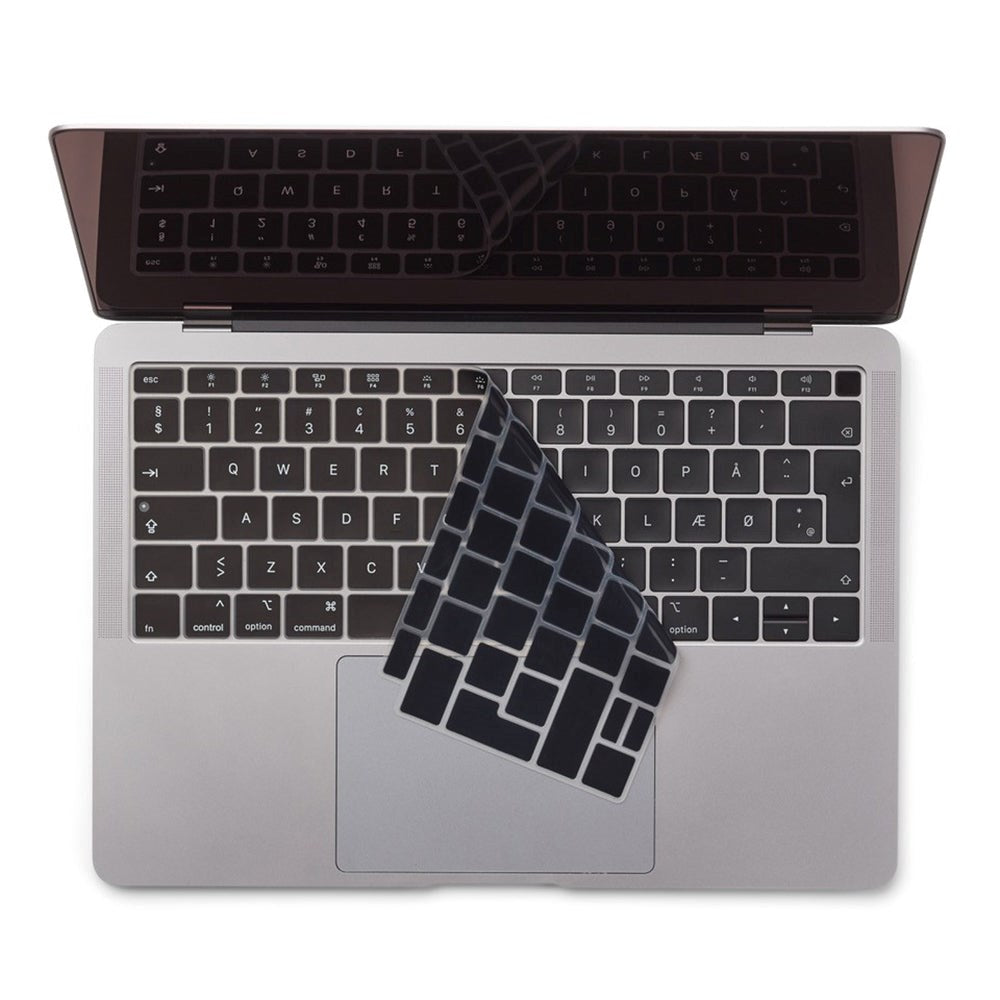 Philbert MacBook Air (A1932) tastaturdeksel m. Dansk tastatur - Svart