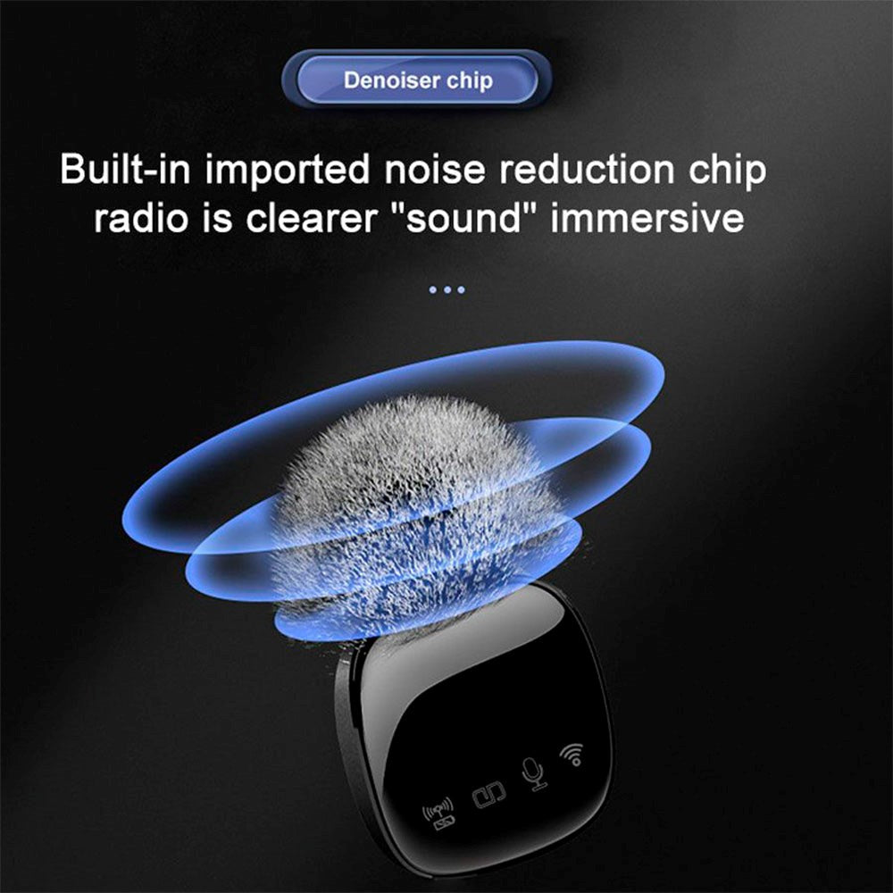 Lippa Pro trådløs støydempende mikrofon m. Lyn - Svart