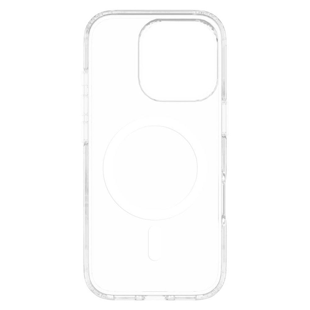 iPhone 16 Pro Lippa Hybrid Plastik Mobil Cover - MagSafe Kompatibel - Gennemsigtig / Hvid